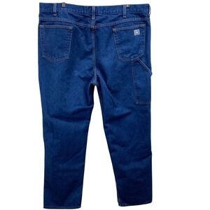 Tyndale FRMC Men's Blue Denim Arc Rated Flame Resistant Work Jeans 42X34 (42x32)